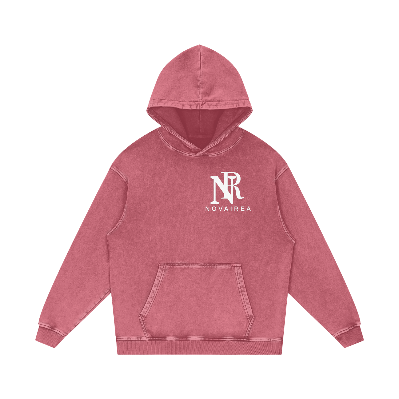 Snow Washed Loose Cotton Hoodie