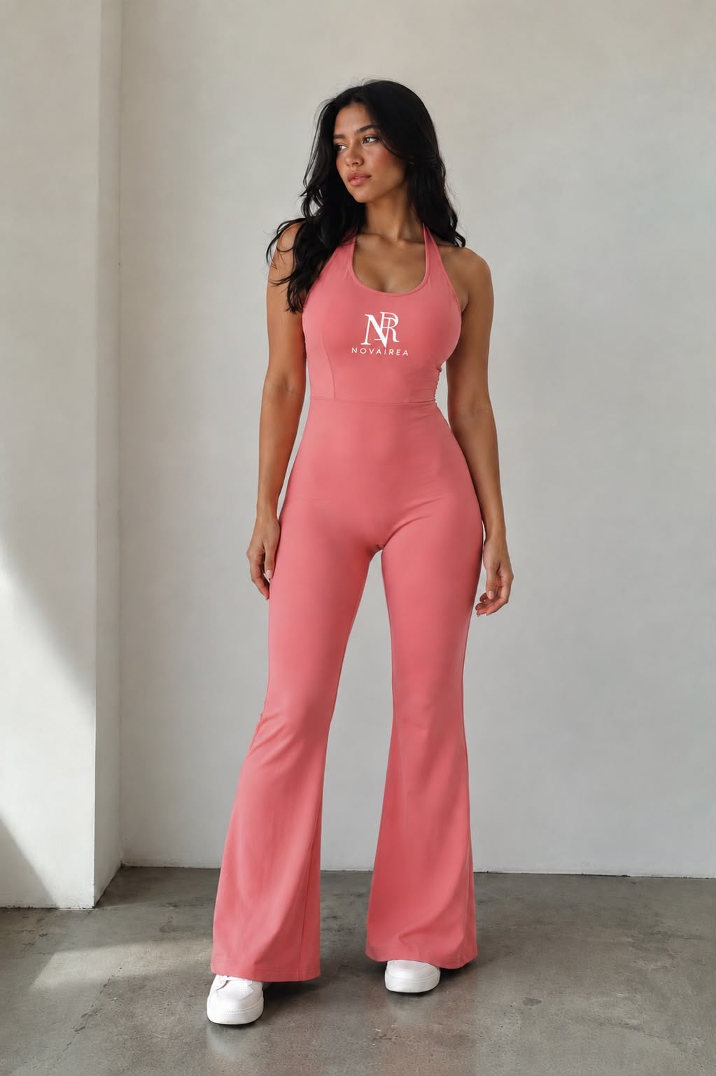 Women’s Halter Flared Jumpsuit