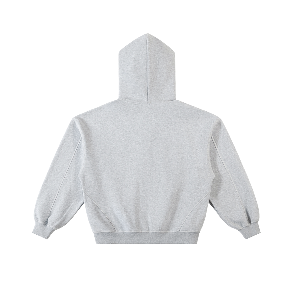 Novairea Boxy Fleece Zip Hoodie