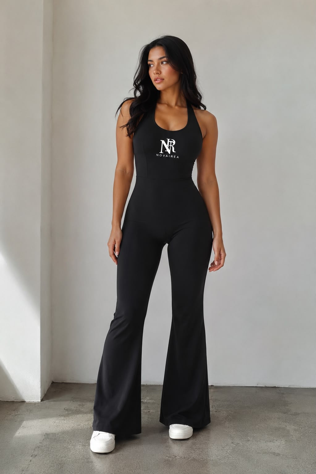 Women’s Halter Flared Jumpsuit