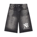 Novairea Leg Denim Shorts
